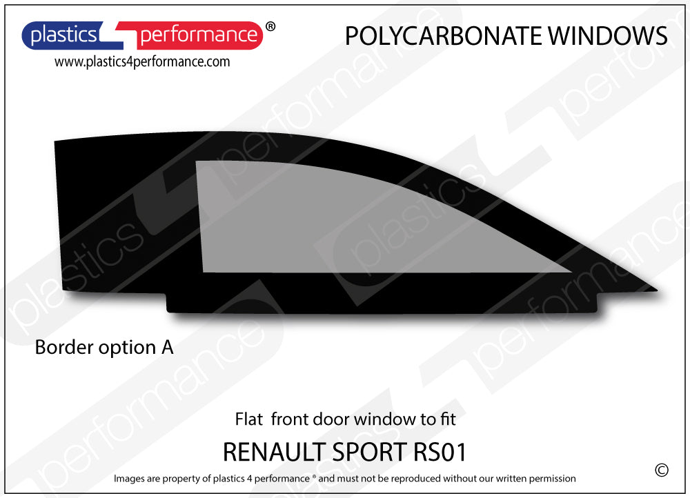Vetri in Policarbonato per Renault Sport RS01
