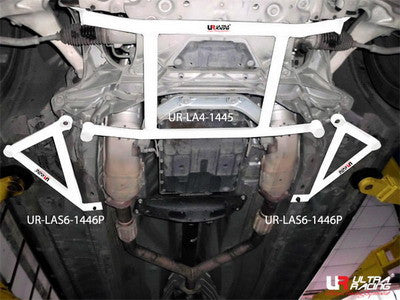 Rinforzo in H/ barra di struttura anteriore Nissan 370Z /Infiniti G37 2x3 punti