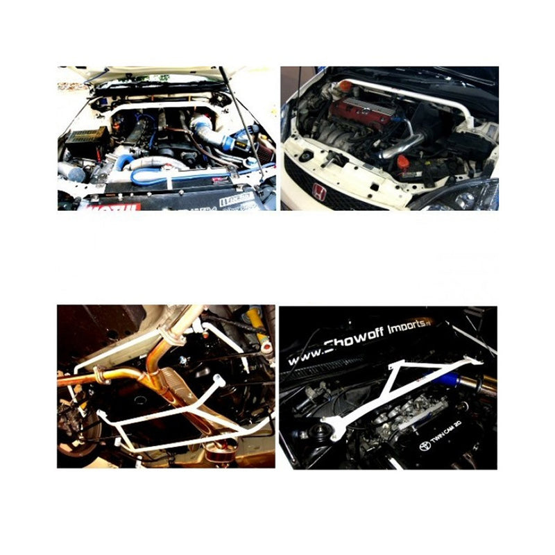 Carica immagine in Galleria Viewer, Rinforzo in H/ barra di struttura anteriore Nissan 370Z /Infiniti G37 2x3 punti
