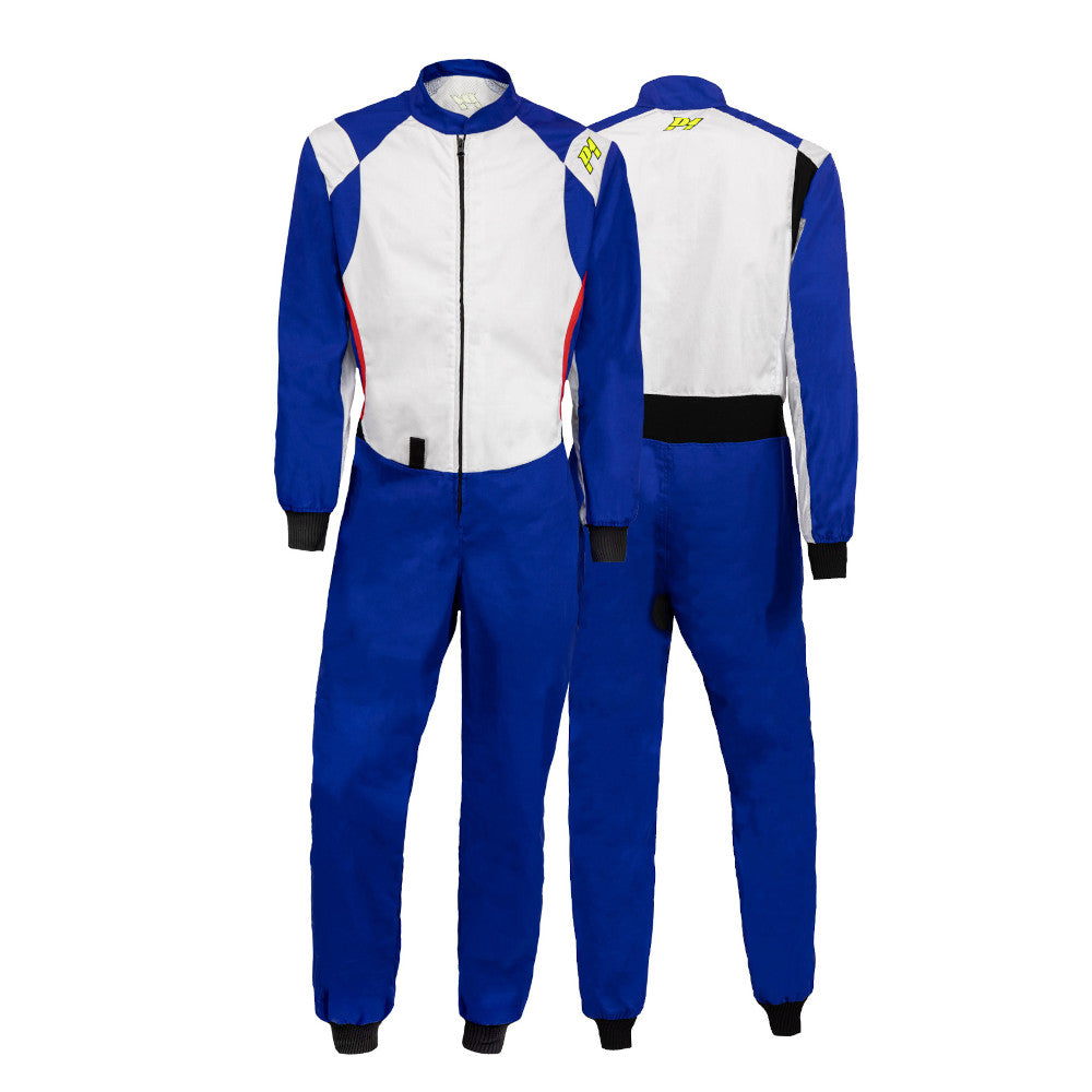 Tuta Kart Indoor P1 RK-22 Blu Royal / Bianco