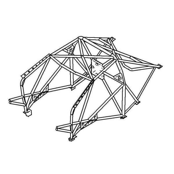 Carica immagine in Galleria Viewer, Roll Bars Sparco Mitsubishi Evo 7 / 8 / 9 CT9A
