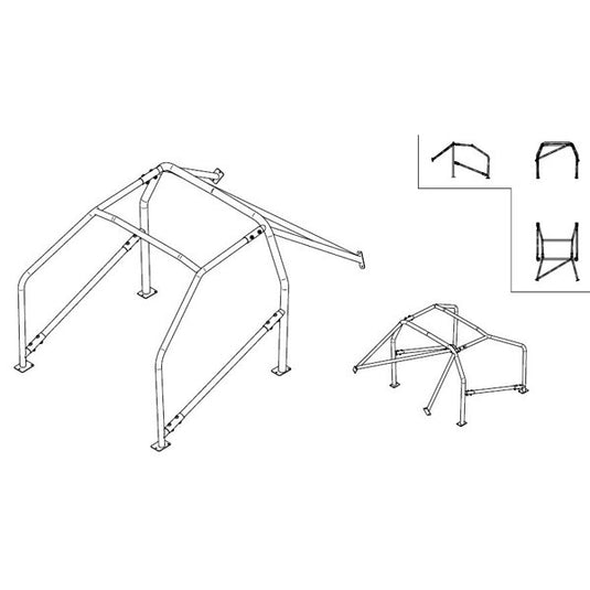 Rollbar di Sicurezza Sparco Nissan 240 Sx 1989-1994 Fe45