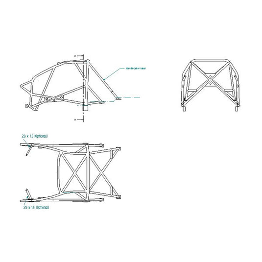 Rollbar di Sicurezza Sparco Peugeot 206 da Saldare