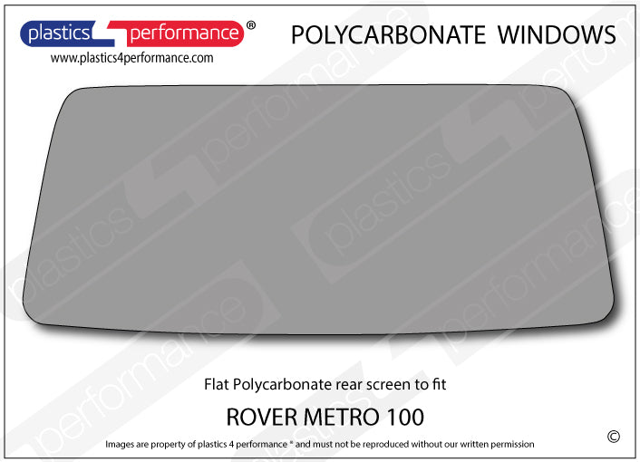 Vetri in Policarbonato per Rover Metro 100