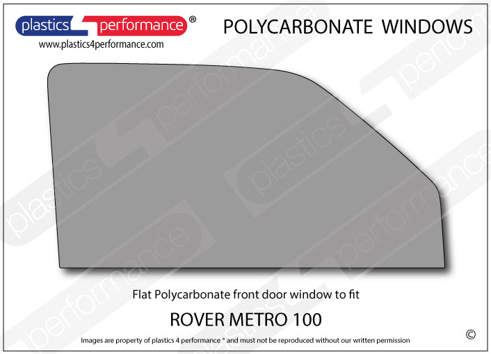 Vetri in Policarbonato per Rover Metro 100