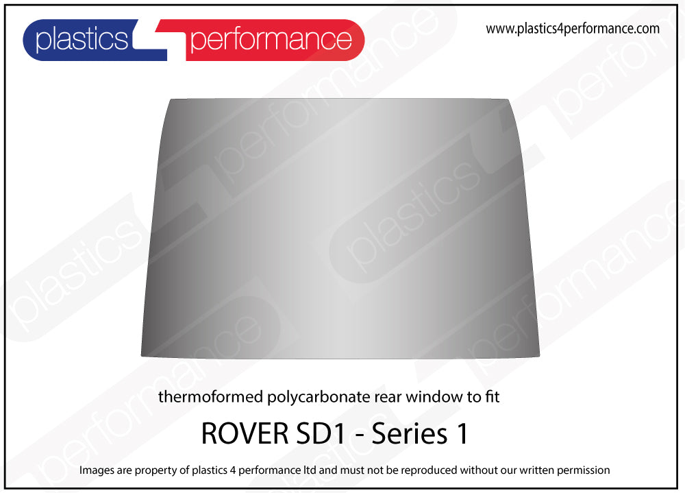 Vetri in Policarbonato per Rover SD1 (Serie 1)