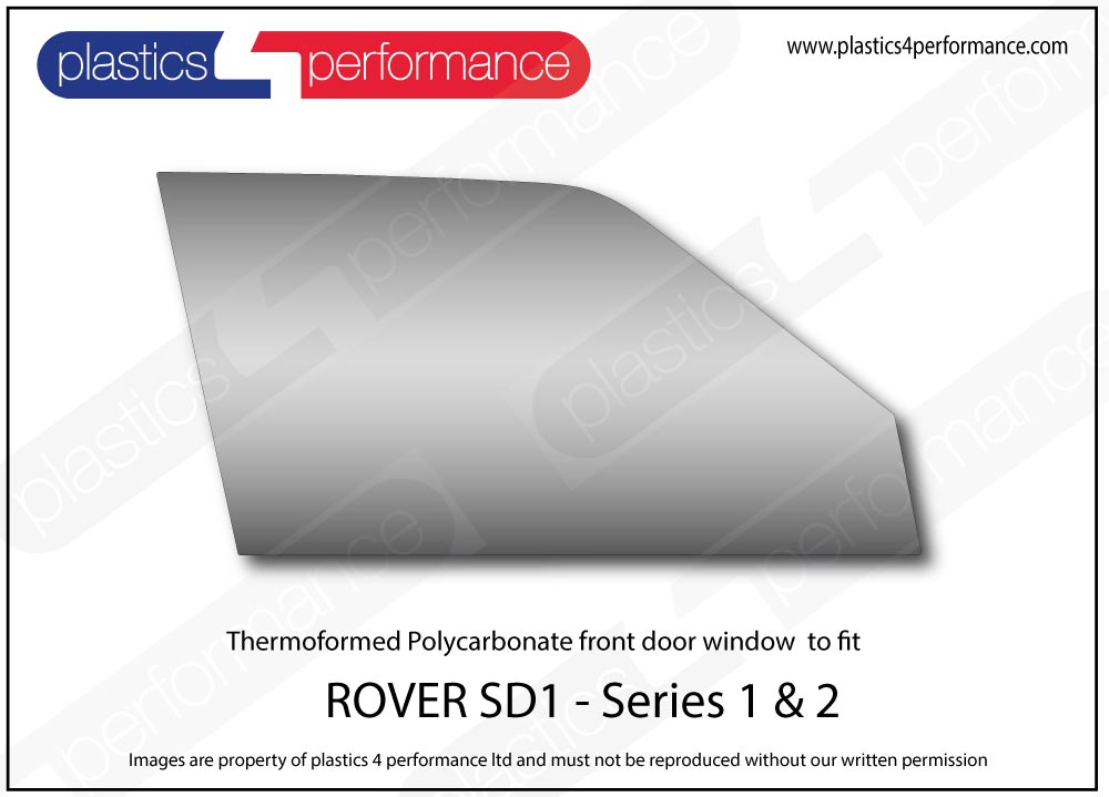 Vetri in Policarbonato per Rover SD1 (Serie 2)