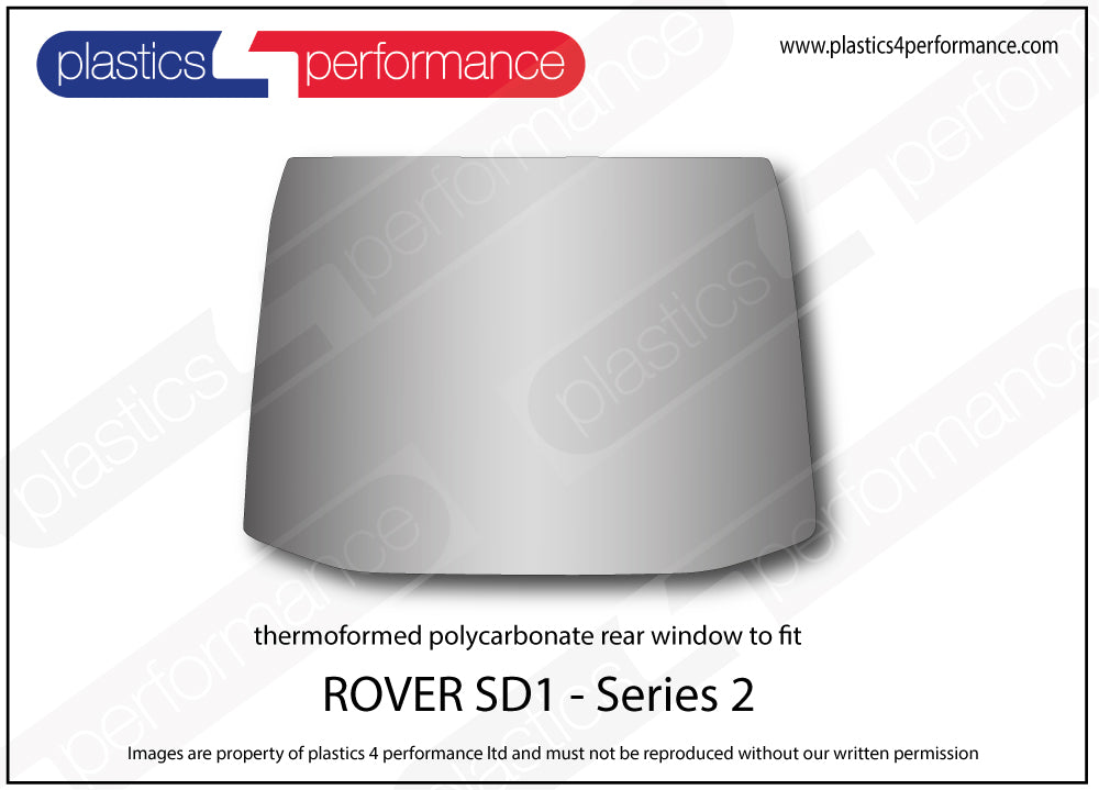 Vetri in Policarbonato per Rover SD1 (Serie 2)