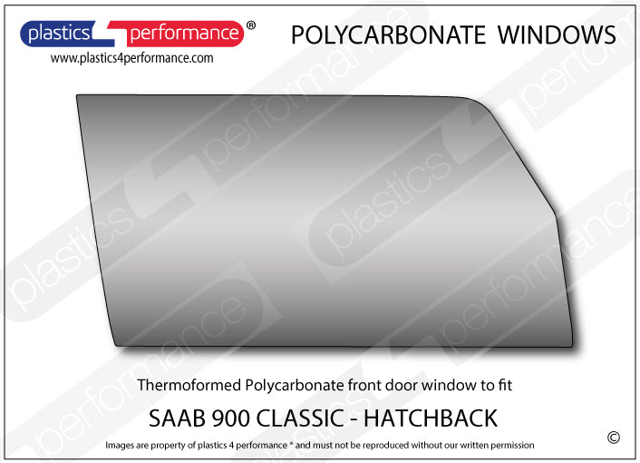 Carica immagine in Galleria Viewer, Vetri in Policarbonato per Saab 900 Classic 3 Porte Hatchback
