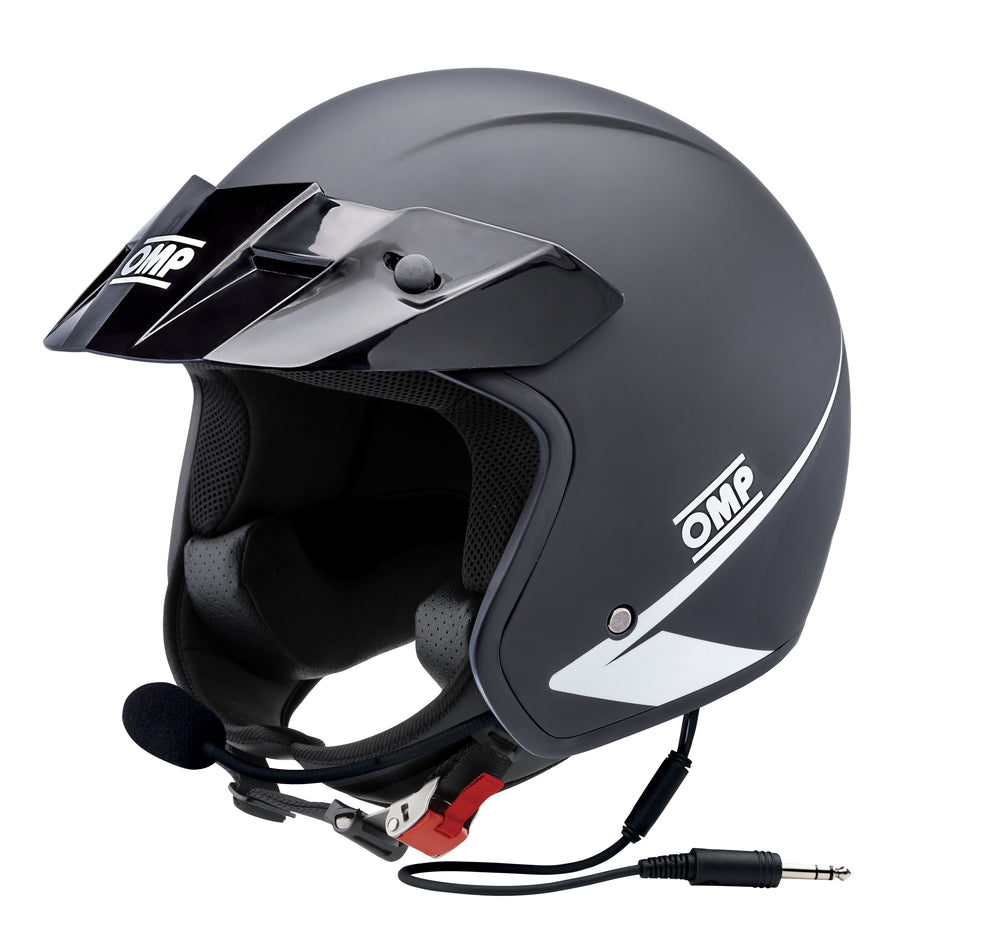 Casco OMP Star-J Interfono Nero