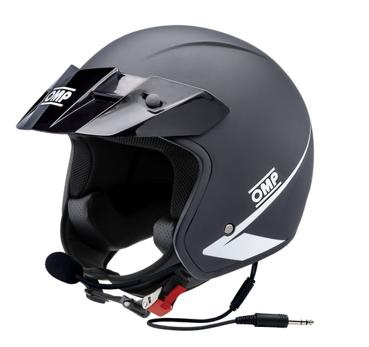 Casco OMP Star-J Interfono Nero