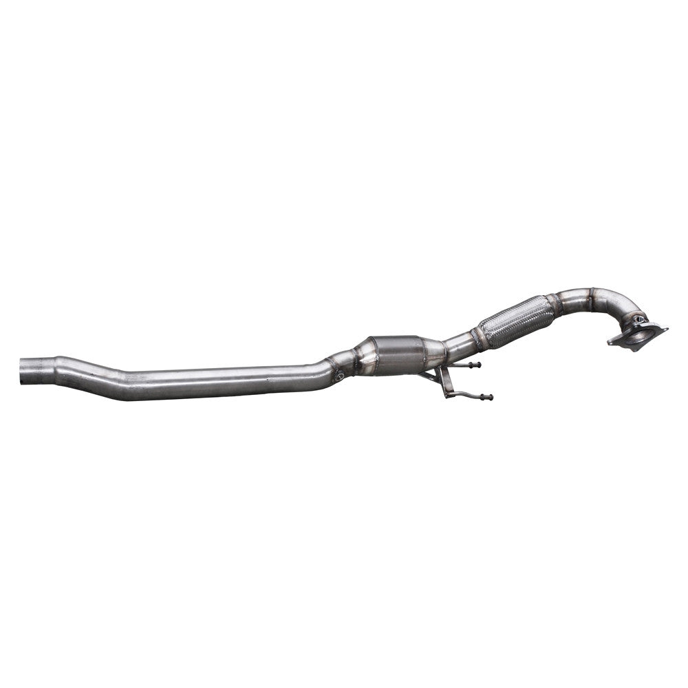 Scarico Inoxcar Tubo Sostituzione Catalizzatore con catalizzatore metal sport VW GOLF 6 2.0 R TSI 4MOTION (270 CV) dopo 