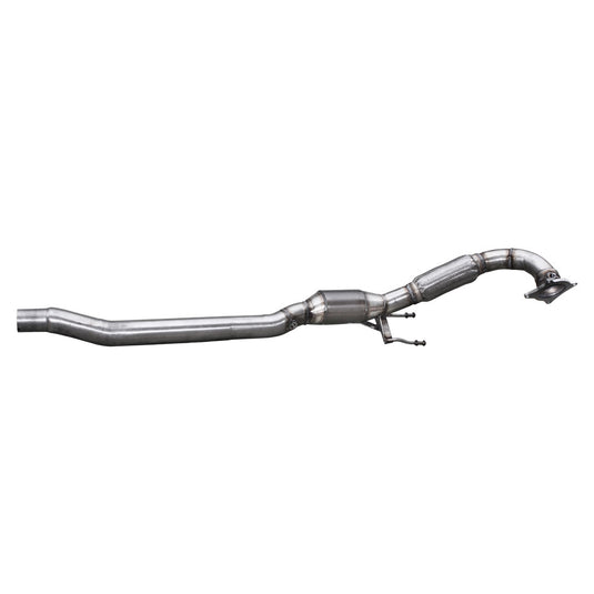 Scarico Inoxcar Tubo Sostituzione Catalizzatore con catalizzatore metal sport VW GOLF 6 2.0 R TSI 4MOTION (270 CV) dopo 