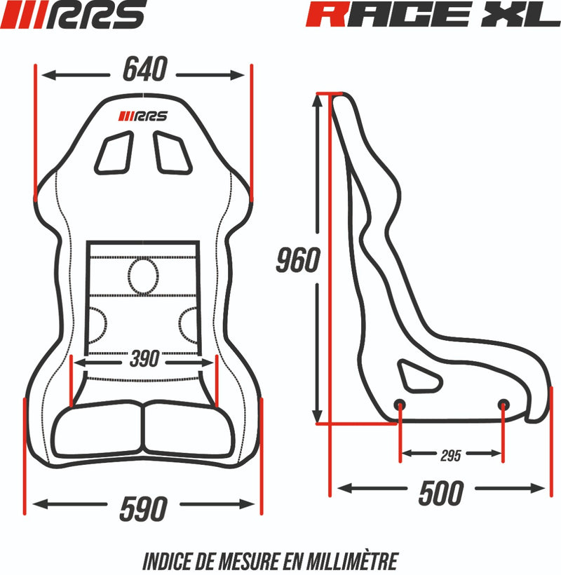 Carica immagine in Galleria Viewer, Sedile RRS RACE XL Vetroresina Omologato FIA
