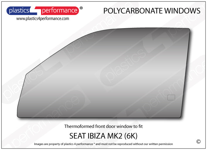Vetri in Policarbonato per Seat Ibiza MK2 6K