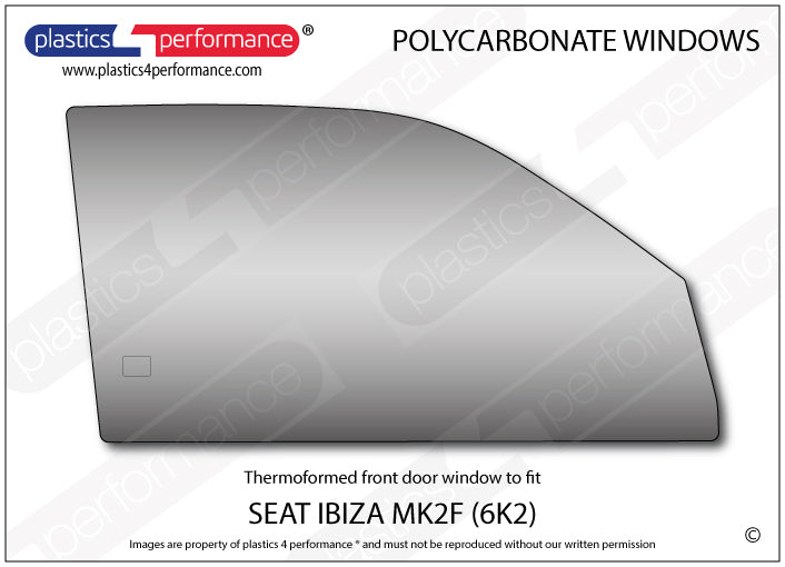 Vetri in Policarbonato per Seat Ibiza MK2 6K2 Facelift