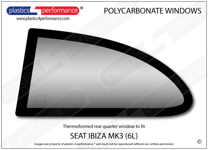 Carica immagine in Galleria Viewer, Vetri in Policarbonato per Seat Ibiza MK3 6L
