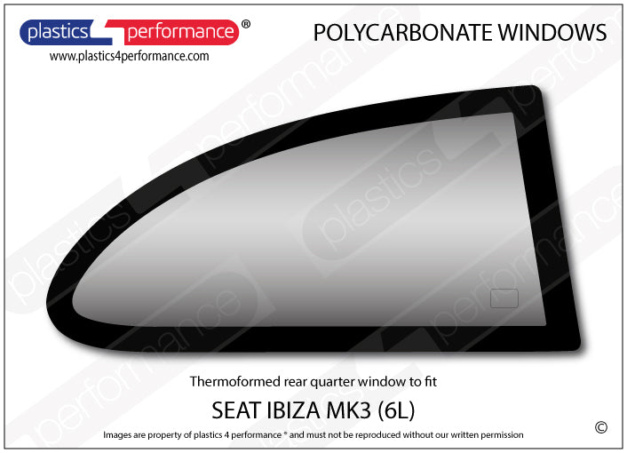 Vetri in Policarbonato per Seat Ibiza MK3 6L