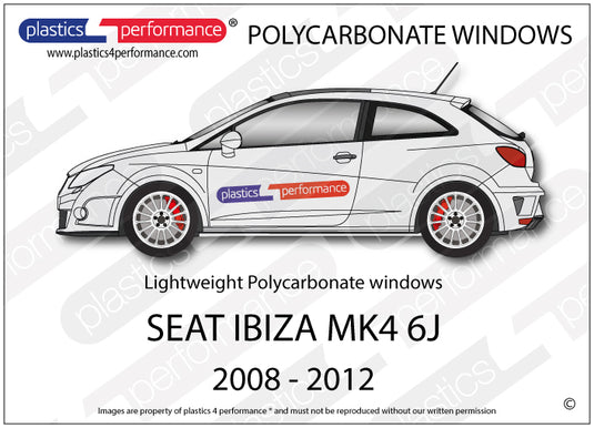 Vetri in Policarbonato per Seat Ibiza MK4 6J