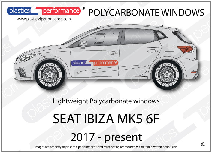 Vetri in Policarbonato per Seat Ibiza MK5 6F