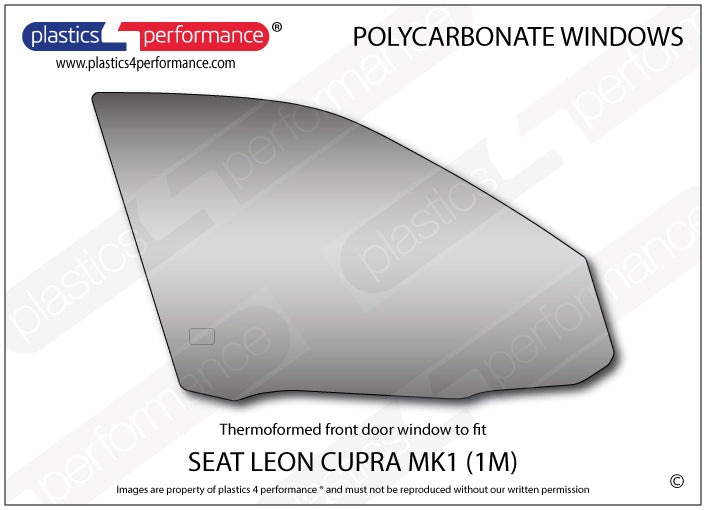 Carica immagine in Galleria Viewer, Vetri in Policarbonato per Seat Leon MK1 1M
