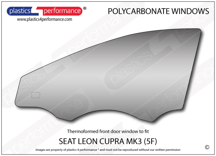 Vetri in Policarbonato per Seat Leon MK3 5F 5 Porte