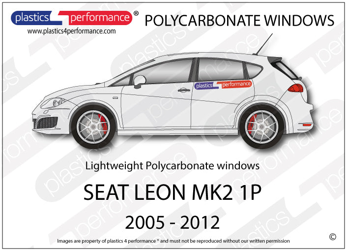 Vetri in Policarbonato per Seat Leon MK2 1P