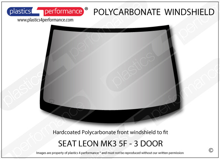 Vetri in Policarbonato per Seat Leon MK3 5F 3 Porte