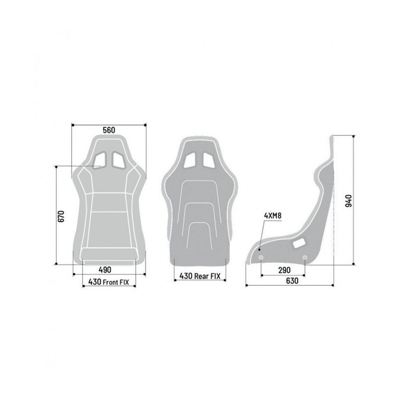 Carica immagine in Galleria Viewer, Sedile Sparco QRT-R FIA
