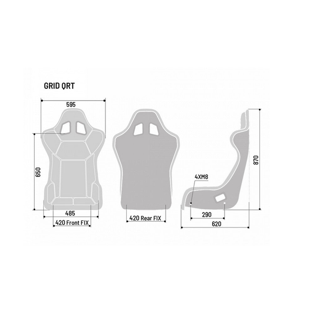 Sedile Racing Sparco Grid Q Fibra FIA