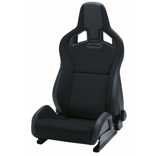 Sedile RECARO Sportster CS con airbag universale laterale e pack Climat - Dinamica nero / finta pelle nera