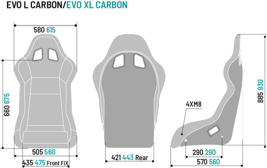 Sedile Sparco Evo L Carbonio