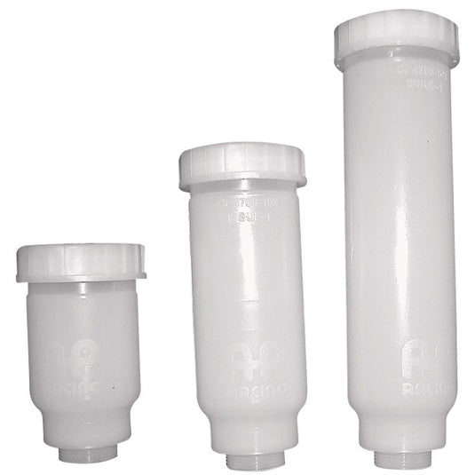 Serbatoio liquido di freno AP Racing fissaggio centrale 7/16x20 altezza 136mm 123cm3