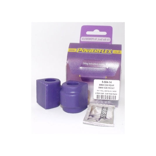 Silent-Bloc Powerflex Braccio Barra Anti-Rollio Posteriore 14mm BMW E39 (2 Pezzi)