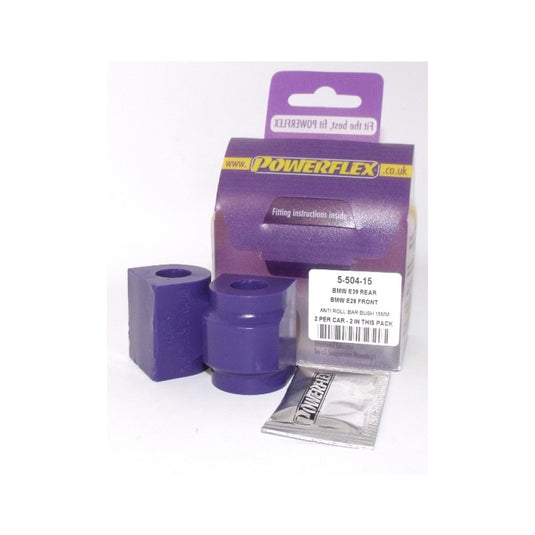 Silent-Bloc Powerflex Braccio Barra Anti-Rollio Posteriore 15mm BMW E39 (2 Pezzi)
