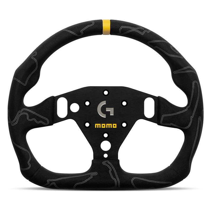 Carica immagine in Galleria Viewer, Volante in Microfibra Momo x Logitech G Sim GT-Pro 320 Tracks
