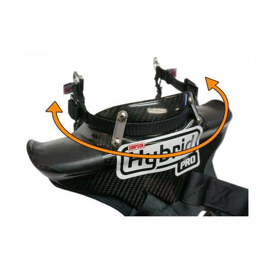 Sistema HYBRID SIMPSON PRO SLIDE LITE FIA Clips Hans