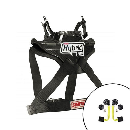 Sistema HYBRID SIMPSON PRO SLIDE LITE Quick Release FIA Clips Hans