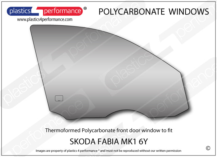 Vetri in Policarbonato per Skoda Fabia MK1 6Y