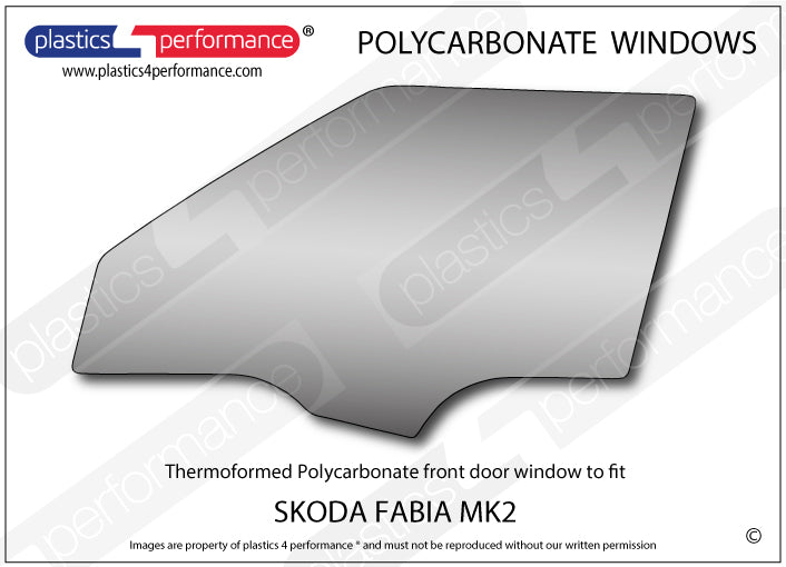 Carica immagine in Galleria Viewer, Vetri in Policarbonato per Skoda Fabia MK2 5J
