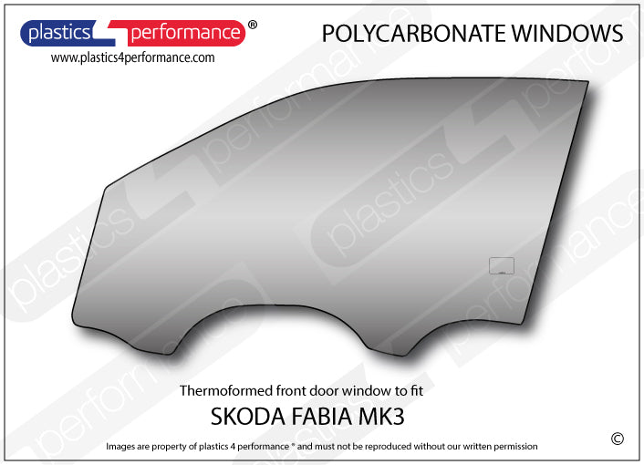Carica immagine in Galleria Viewer, Vetri in Policarbonato per Skoda Fabia MK3 NJ
