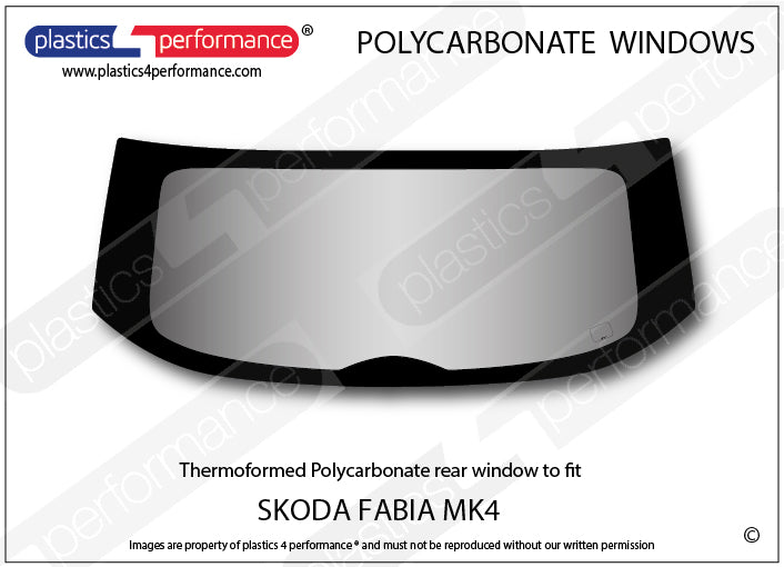 Vetri in Policarbonato per Skoda Fabia MK4 PJ