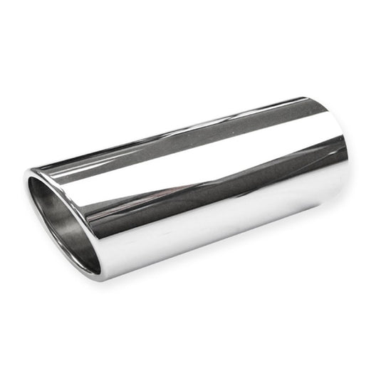 Uscita acciaio inox universale a saldare 90mm X-Race L250mm