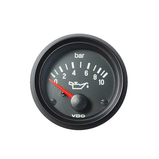 Strumento Pressione Olio VDO 10 Bar 12V Diametro 52 Interiore