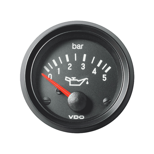 Strumento pressione olio VDO Cockpit International 5Bar 12V diametro 52mm