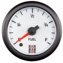 Strumento Stack Livello Benzina Pro Elettrico Bianco
