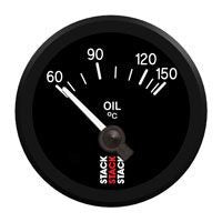 Manometro elettrico Stack Temperatura Olio 60-150°C 10x100