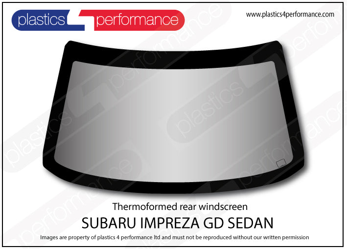 Vetri in Policarbonato per Subaru Impreza GD Berlina