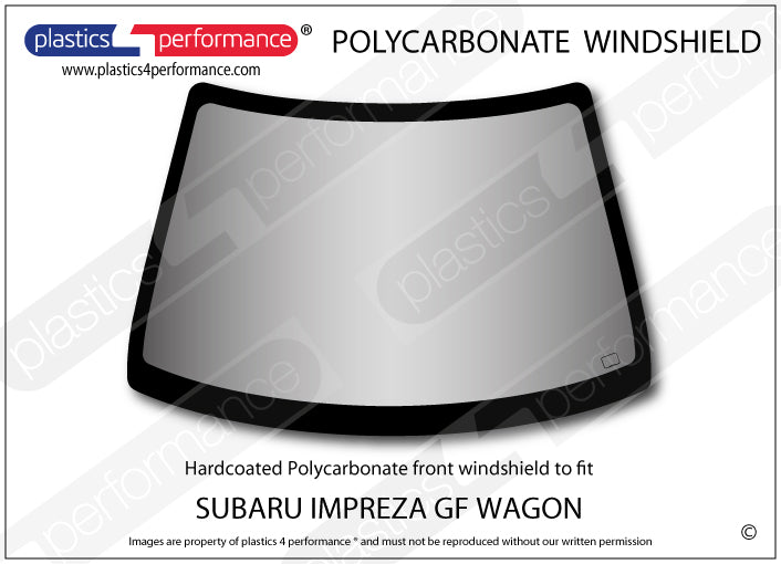 Vetri in Policarbonato per Subaru Impreza GF Station Wagon