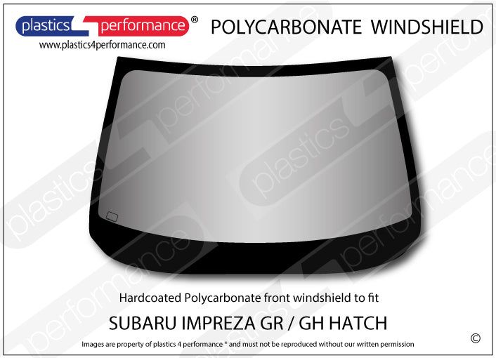 Vetri in Policarbonato per Subaru Impreza GR / GH 5 Porte